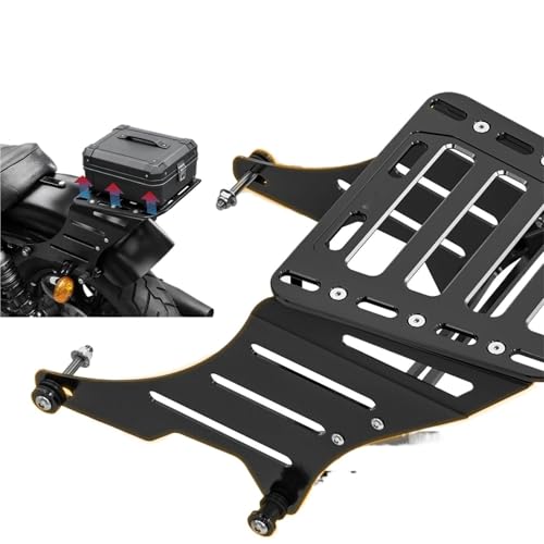 Porte-Bagages Moto Noir pour Harley Sportster XL883 et XL1200
