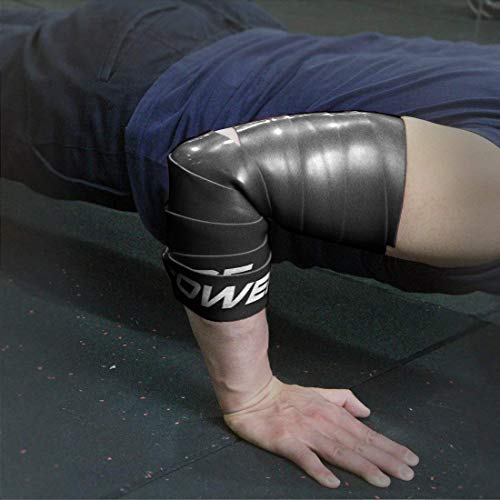 Image of Power Guidance Muscle Floss Bands - Compression - Mobility & Recovery Bands - for Improving Movement, Increasing Circulation & Reducing Soreness (2 Black - Medium Resistance)