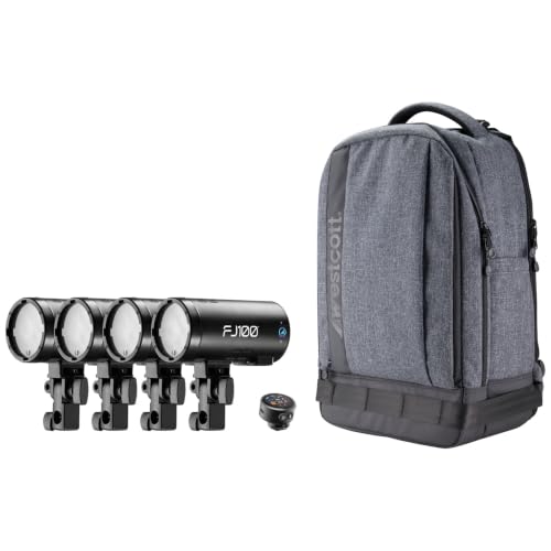Westcott FJ100 Portable Strobe & Kits (FJ100 4-Light Kit with Multi-Brand Trigger)