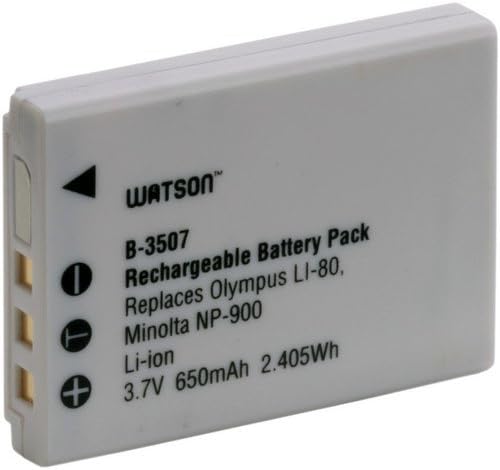 Watson LI-80B / NP-900 Lithium-Ion Battery Pack (3.7V, 650mAh)
