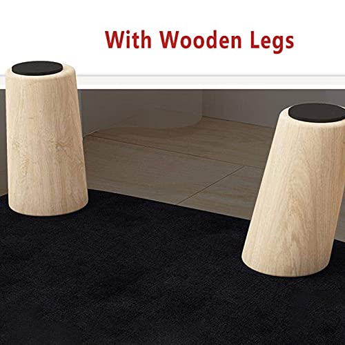 Pouf en bois pour chambre et salon comme siege d'appoint doux