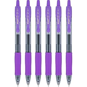 Pilot G2 Violett Gelstifte 0.7 mm, 6er Pack