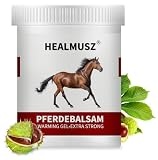 Horse Chestnut Cream Extra Strength Warming Massage Gel 16.9 Fl Oz (500mL) - Pferdebalsam for Varicose Veins, Muscle, Neck & Joint Discomfort, Bruises and Numbness