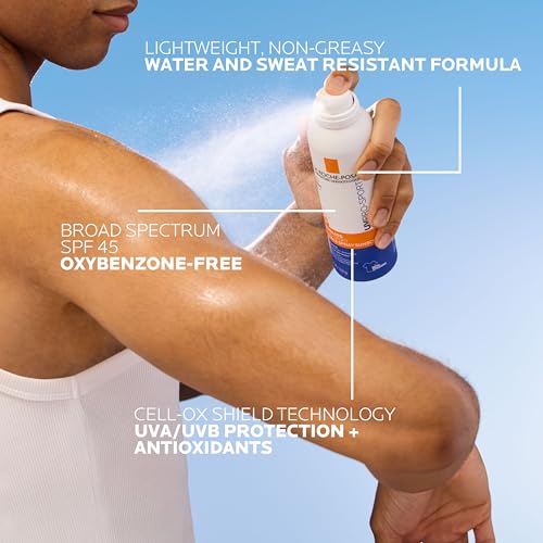 Image of La Roche-Posay Anthelios UV Pro-Sport Sunscreen for Face & Body, Water & Sweat Resistant, Invisible Broad Spectrum Sunscreen, Lightweight & Breathable Skin Sun Protection