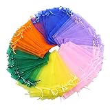 💗Mehrere Farben: Schmuckbeutel mit Kordelzug gibt es in 6 Farben (Gelb, Pink, Lila, Königsblau, Dunkelgrün, Orange) Genug für alle Arten von visuellen Projekten, die möglicherweise farbcodierte Organisation benötigen