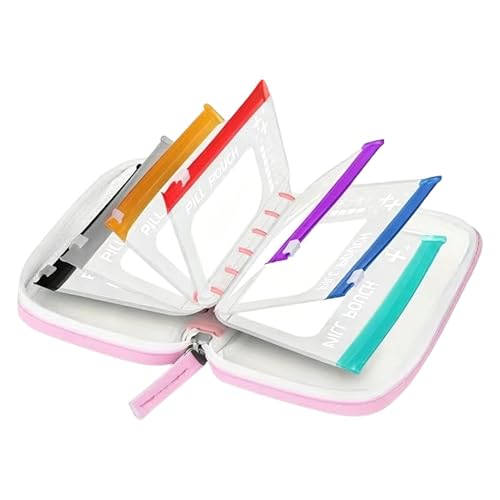 Boîte portable imperméable et sachets de pilules voyage réutilisables
