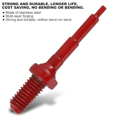Foto von 2 teilige Ohrmarkenzange Ersatzstift Ohrmarkenzange Nadelstift Universal Tagger Puncher Zange nstrumente Werkzeug zum Einbau von Schweinen Rinder Schaf Ohrmarken(rot)