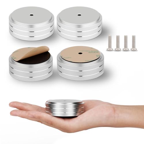 Aluminum Isolation Feet, 4-Pack
