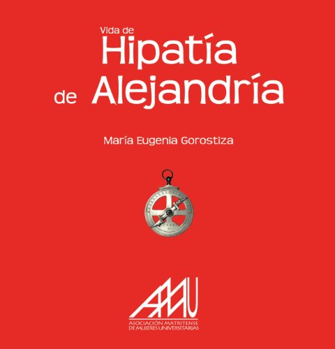 Portada de Vida de Hipatia de Alejandria