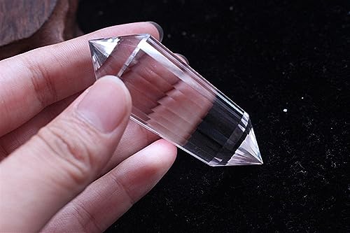 Cristal Vogel 24 faces en quartz transparent de forme pointe pour décoration d'intérieur - 5