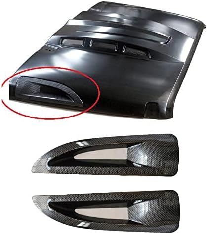 Pair Hood Side Vent Cover Trim Avenger Style Hood for Wrangler Jk 2007-2017