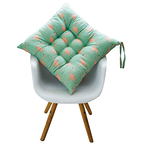 Cojines para sillas Juego de 6 cojines para sillas, Cojín decorativo Cojín Cojín para silla Cojines para jardín 12 pespuntes en un patrón diferente, Algodón perlado de alta elasticidad-12||45*45cm Cover