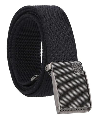Harley-Davidson Men's Bar & Shield Logo Bottle Opener Nylon Web Belt - Black2