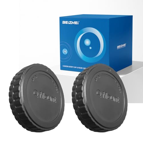 2 Couvercles de boîtier PQ,Compatibles avec Q Series:Q/Q10/Q7/Q-S1.Objectifs:02 Zoom Standard;03 Fish-Eye;04 Toy Lens Wide;06 Téléphoto;07 Mount Shield;25mm f/1.4;35 mm f/1.7(P/Q Camera Body Cap)