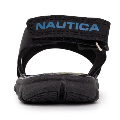 Nautica Kids Sports Sandals - Water Shoes Open Toe Athletic Summer Sandal Boy - Girl -Orca-Black Teal Multi-10 by Nautica - Image 3