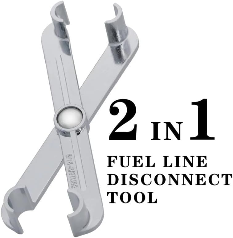 Multi-Purpose Removal Wrench for Auto Fuel Pipe & Air Conditioning Line - Fuel Pipe Disconnect Spring Release Tool