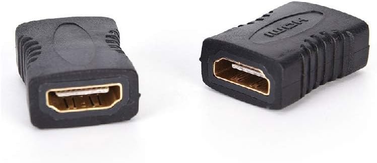 1Pc Black HDMI Coupler, HDMI Socket to Socket, Plug Adapter,Straight Inline Coupler, Supports 1080P for HDMI Cable Extension, Stylish and Popular, Cables