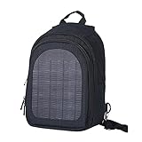 Hellery mit Solar Ladegerät Panel Rucksack Rucksack 2 Liter Business Laptop Tasche Daypack, Dunkelblau