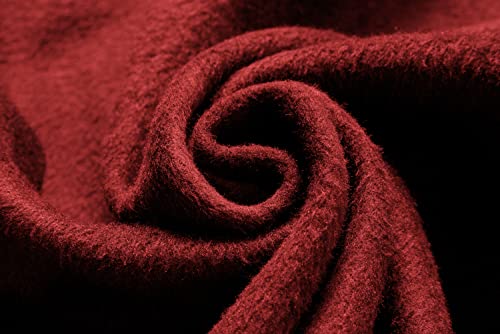 Chrisuno Zip Up Hoodie Women Sweater Dress Plus Size Casual Fleece Hoodies Tunic Sweatshirt Long Hoodie Jacket Wine Red Xl #TOP6