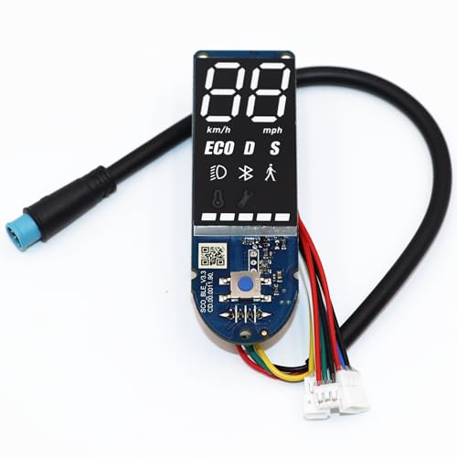 HulkGoo Scooter Bluetooth Dashboard Accessory Compatible with Ninebot by Segway F20 F25 F30 F40 D18 D28 D38 Kickscooter,Motherboard Display Panel Circuit Board Replacement Original Accessories