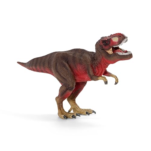 Image of Schleich Dinosaurs - Red Tyrannosaurus Rex Dino Figurine - Kids 4+ | 72068