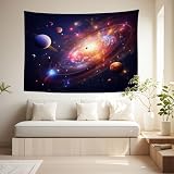 Yieldeer Outer Space Tapestry Wall Hanging Solar System Backdrop Galaxy Wall Decor for Boys Bedroom Living Room Dorm, 37x29 inch