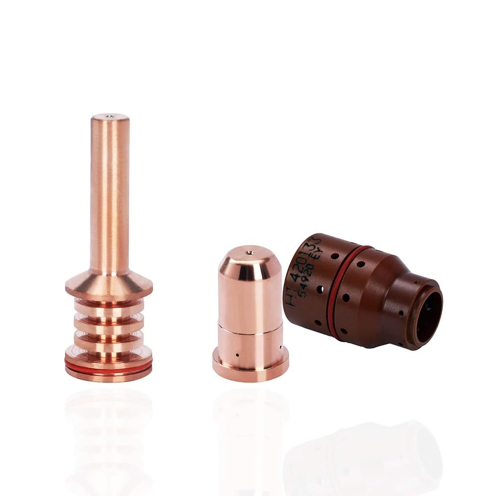 Électrodes 420132 et buses 420134 pour torche de découpe plasma PMX 30 AIR