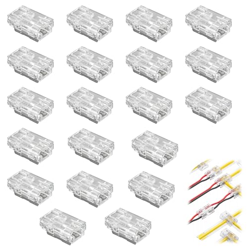 20 piezas de conectores de tira LED conector