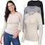3 Pack - Oatmeal, Heather Gray, Black