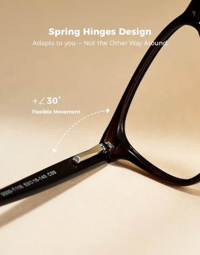 Image of TIJN Blue Light Blocking Glasses for Women Men Square Frame Nerd Eyeglasses Anti Blue Ray Computer Screen Glasses