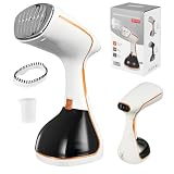 Tragbarer Dampfglätter, 1650 W, 360 ml Wassertank, Konstante Dampfleistung 25-28 g/min, Kompakt und Faltbar