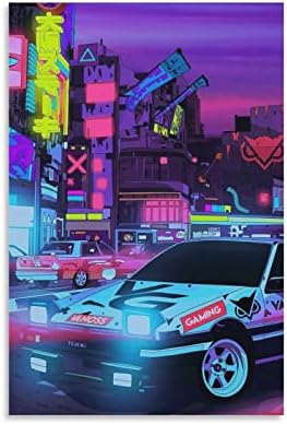 Japan Car JDM AE86 Posters Poster Decorative Painting Canvas Wall Posters And Art Picture Print Modern Family Bedroom Decor Posters 12x18inch(30x45cm)