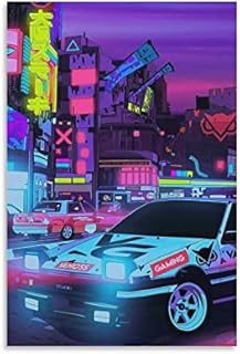 Japan Car JDM AE86 Posters Poster Decorative Painting Canvas Wall Posters And Art Picture Print Modern Family Bedroom Decor Posters 12x18inch(30x45cm)