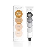 REVLON PROFESSIONAL Nutri Color Filters, Mascarilla de Coloración Temporal para el Pelo, Revive el Color del Cabello, Brillo y Coloración Intensa, Tinte Pelo Mujer Tono 730 Rubio Dorado, 240ml