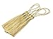 Tupalizy Mini Silky Handmade Soft Flossy Bookmark Tassels with Cord Loop for Keychain Earring Jewelry Making, Souvenir, Graduation, Clothing Sewing, Gift Tag DIY Craft Projects, 20PCS (Light Gold)