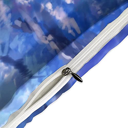 Housse de couette double microfibre 200x200 Galaxy3D galaxie arc-en-ciel - 5