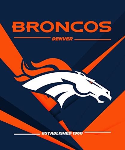 Cs Cathaysports Cathay Sports Official Nfl Licensed Denver Broncos Burst Travel Coral Fleece Throw Blanket - 50"X60", Team Color (Fth10003) #TOP3