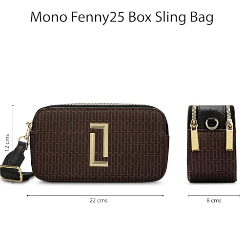 Image of Lavie Luxe Women's Mono Fenny Crossbody Sling Bag | Ladies Purse Handbag | Gift for Women
