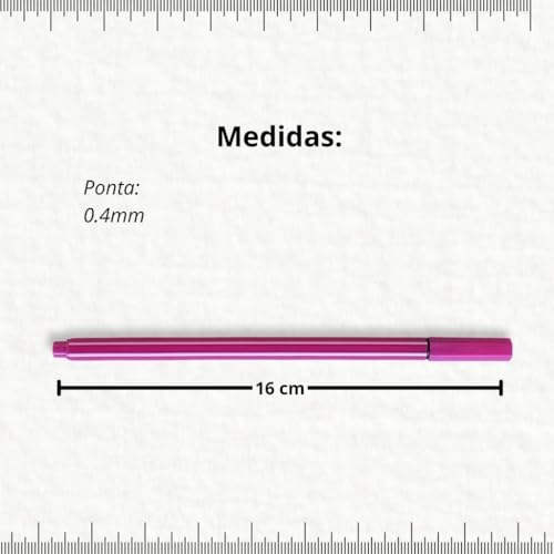 Canetas Coloridas de Ponta Fina Fineliner 0,4mm, Kit 24 e 12 Cores vivas Caneta de ponta fina Caneta