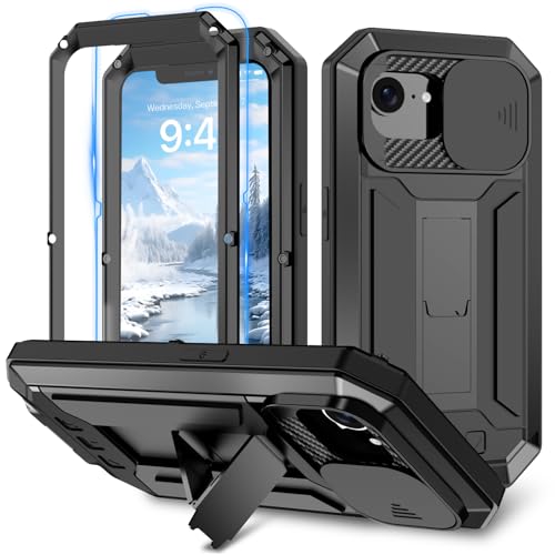 QIYIBOCASE For iPhone 16e P[XCXCh Yی, ϏՌ h ho OhACtH16e 6.1C`A~P[XCX^h@\CA~op[ P[X KX Cŋ 360 ͕ی Rp ϏՌ