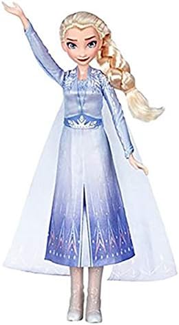 Disney Frozen Singing Elsa Fashion Doll with Music Wearing Blue Dress Inspired by The Frozen 2 Movie, Toy for Kids 3 Years & Up
