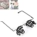 Brillen Lupe, Professionelle Uhrmacher Brillen 20xMagnifying Lupe Juwelier Werkzeug LED-Licht Linsenlupe