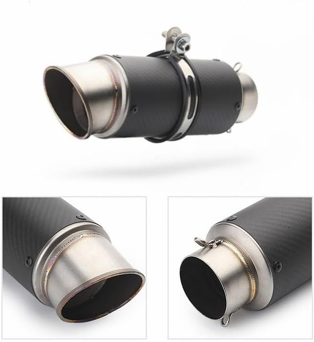 Willthinleye スリップオンマフラー バイクスリップオンマフラー バイクサイレンサー 汎用 差込口50.8mm 全長さ31