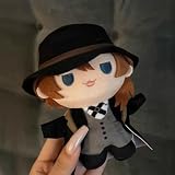 Zhongkaihua 20 cm Dazai Osamu pluszowa poduszka wisiorek Deocr Dazai Osamu figurka pluszowa anime PP bawełniana torba samochodowa torba domowa brelok dekoracja prezent dla fanów