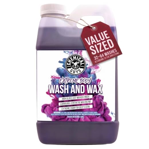 Chemical Guys Extreme Bodywash & Wax Car Wash Soap, 64 oz