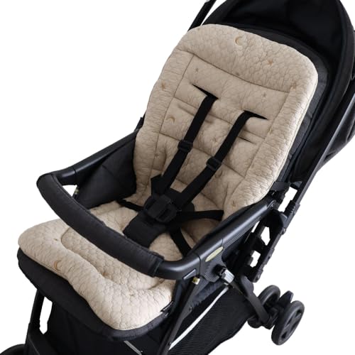 ベビーカーシート クッション [イブル モロッカン]09スター×グレージュ