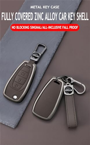 Coque de clé pliable Chevrolet Cavalier étui cuir à 3 boutons