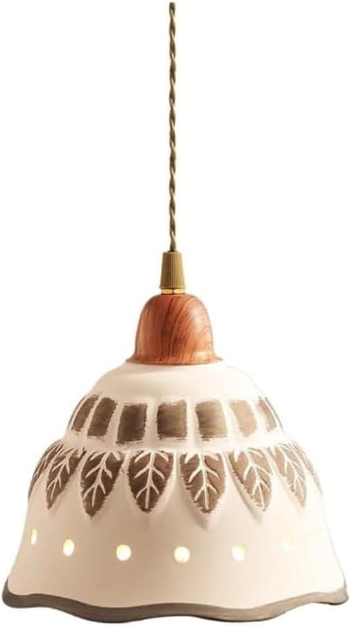 Lustre îlot de cuisine rétro en céramique et luminaire suspendu réglable style industriel
