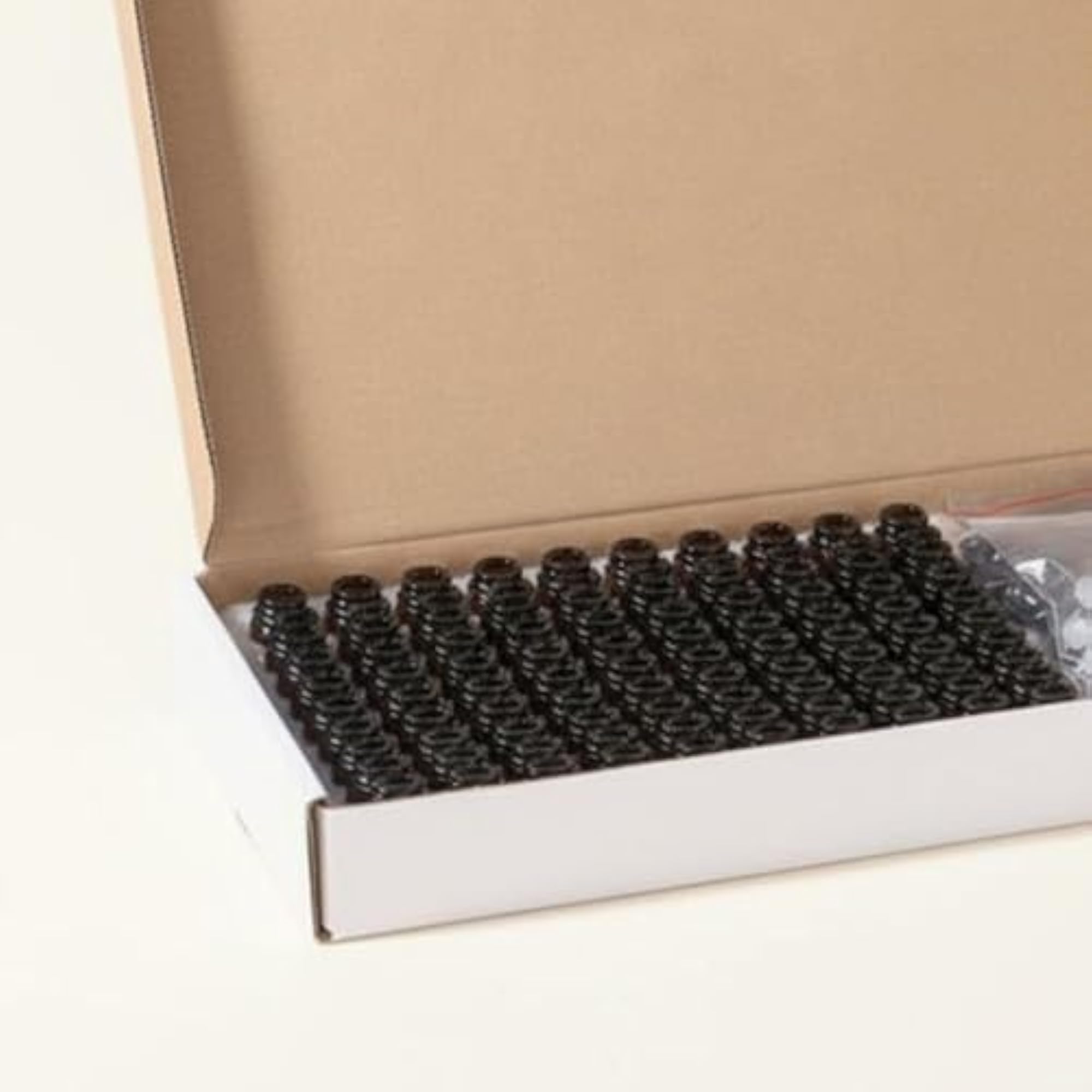 100pc Mini Amber Glass Bottle Travel Size Vial Set