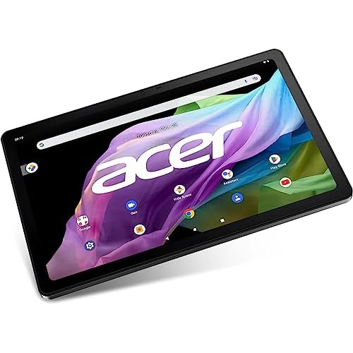 Acer Iconia P10 Tablet | 10.4″ 2K 2000 x 1200 IPS Touch | MediaTek MT8183C CPU | 4GB RAM | 64GB eMMC | Front 5MP & Rear 8MP Webcam | Android 12 (1 yr Manufacturer Warranty) (Renewed)